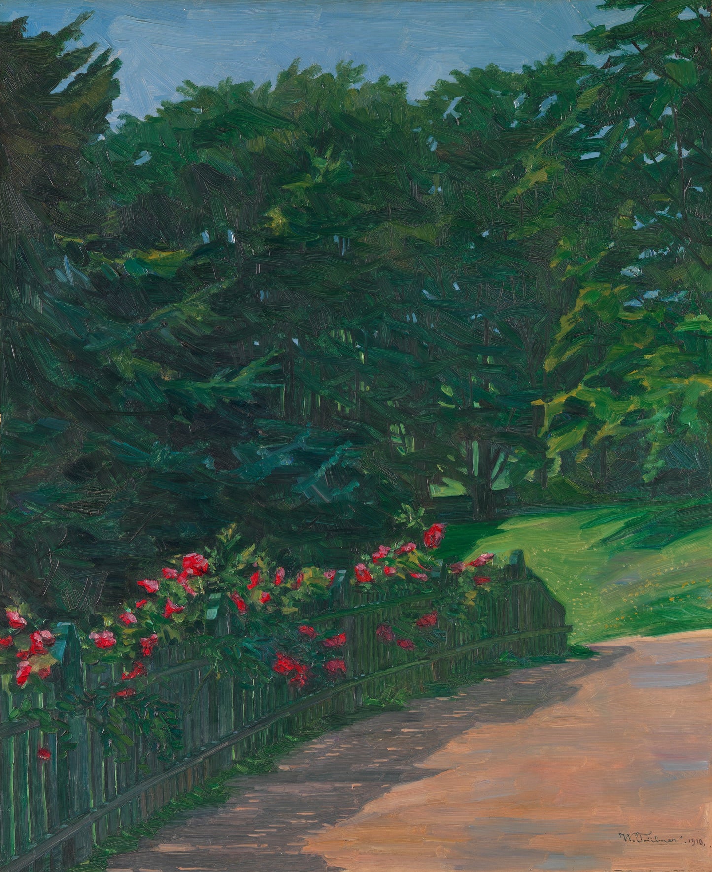Rose Hedge Giclée Art Print