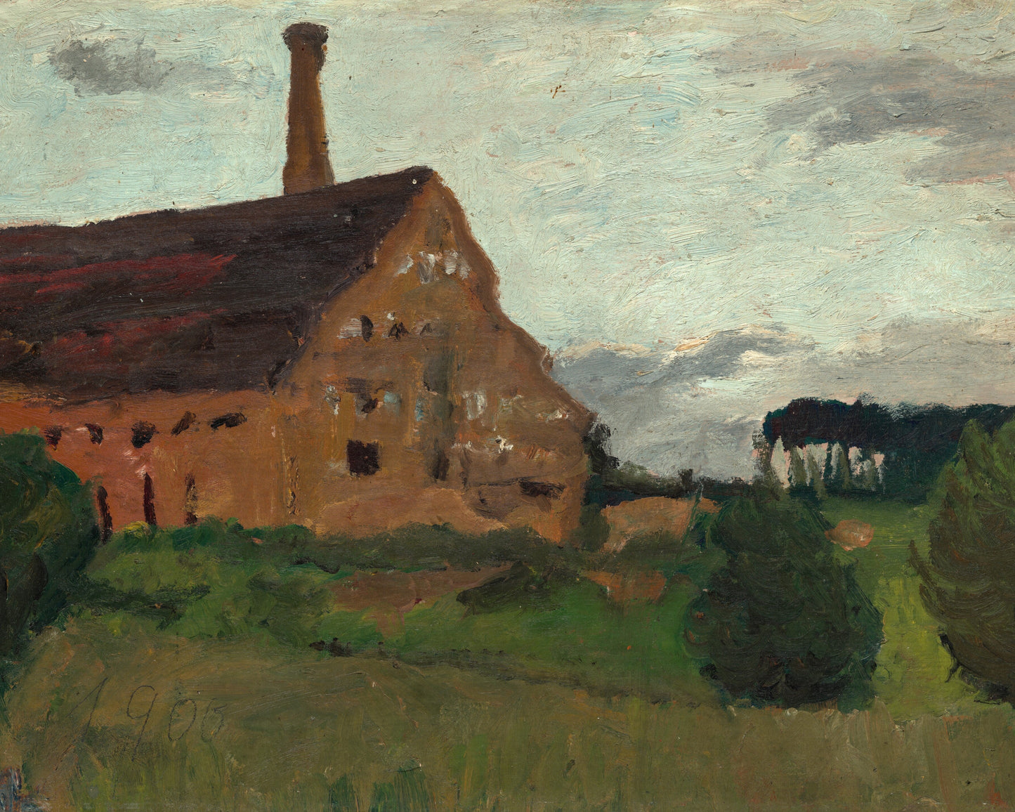 Old Factory Giclée Art Print