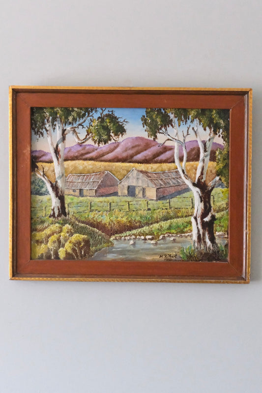 Austrian Landscape Painting | Oil On Board