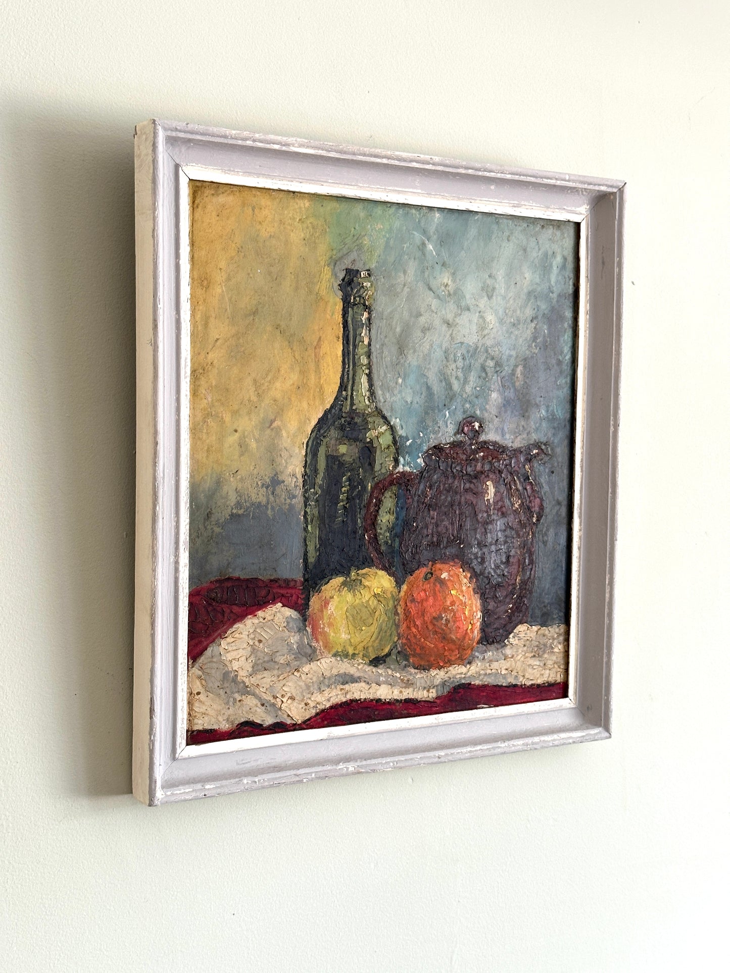 Still Life With Fruit | Oil On Board Painting
