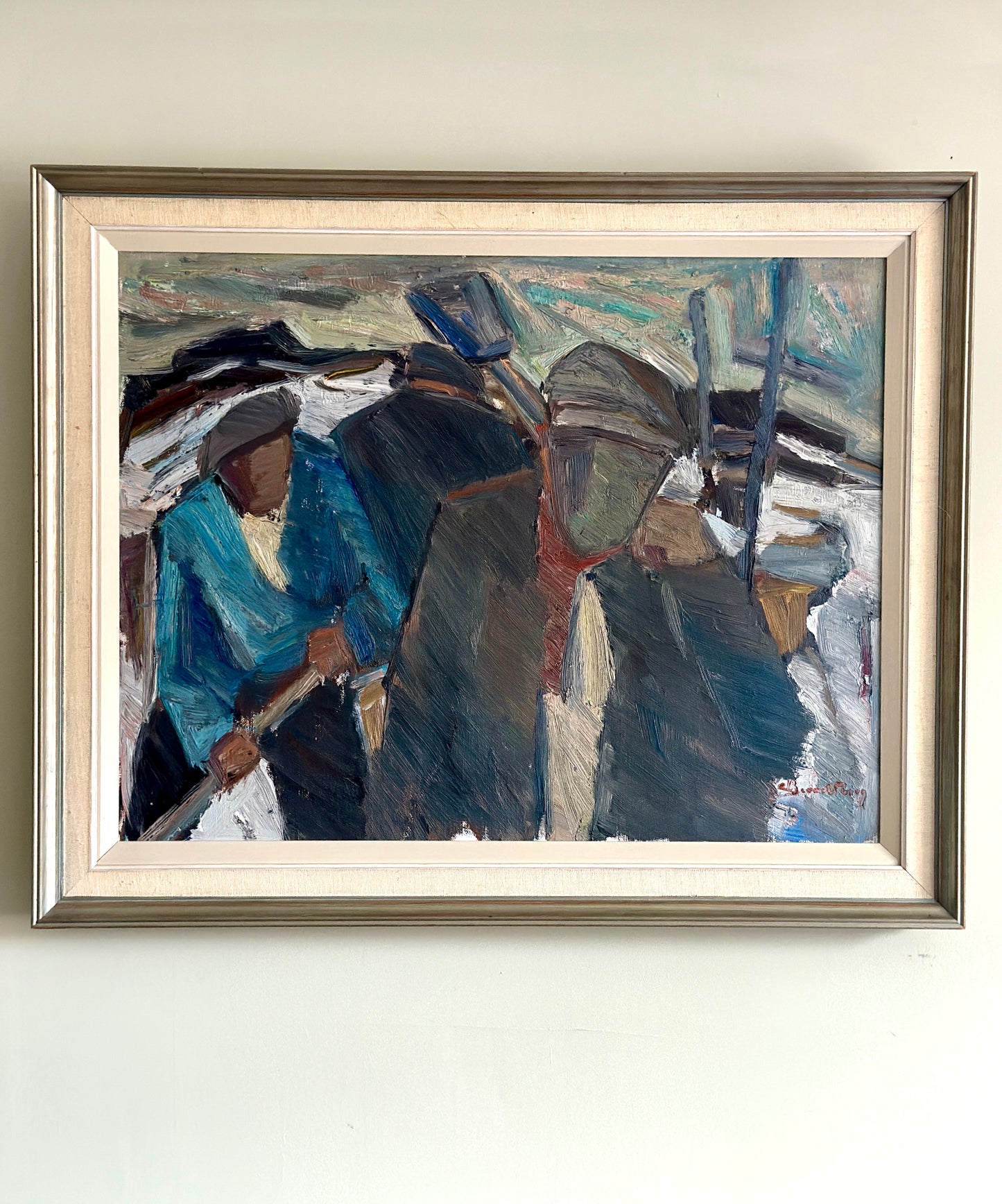 The Workers | Oil Painting On Canvas