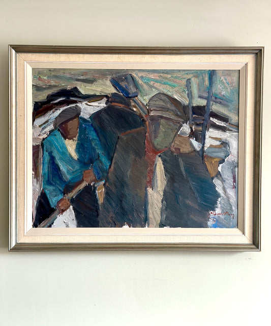 The Workers | Oil Painting On Canvas