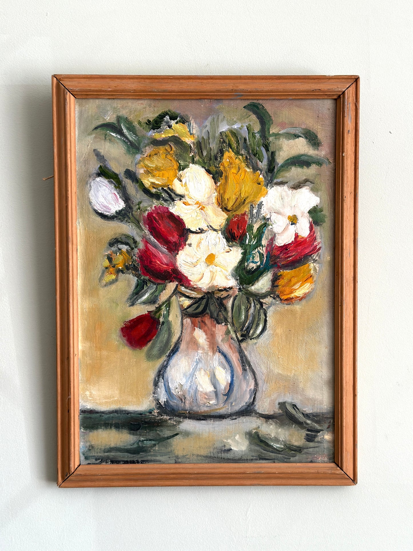Floral Study | Oil On Board Painting