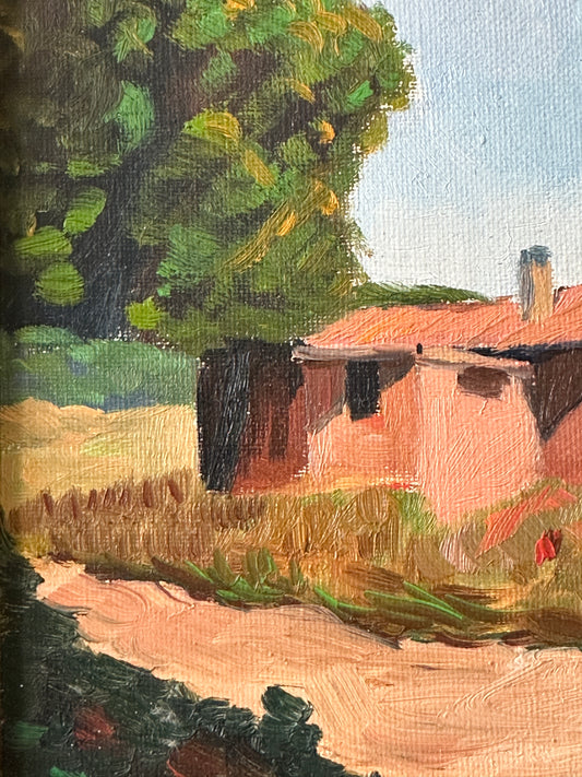 La Courteade Painting | Oil On Board