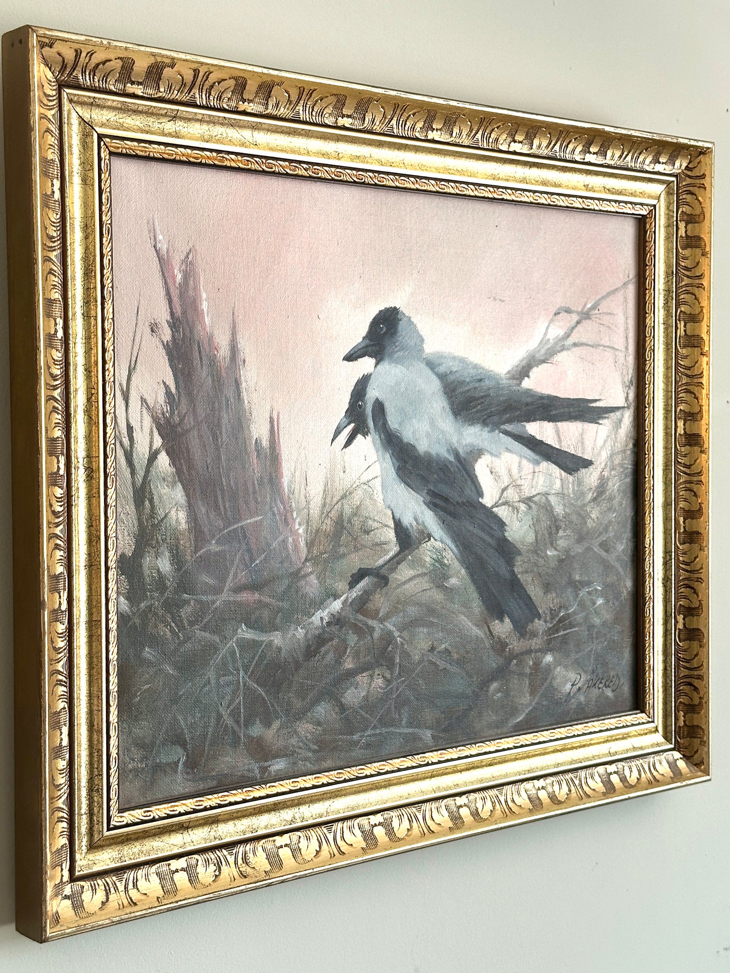 Hooded Crows | Oil On Canvas Painting