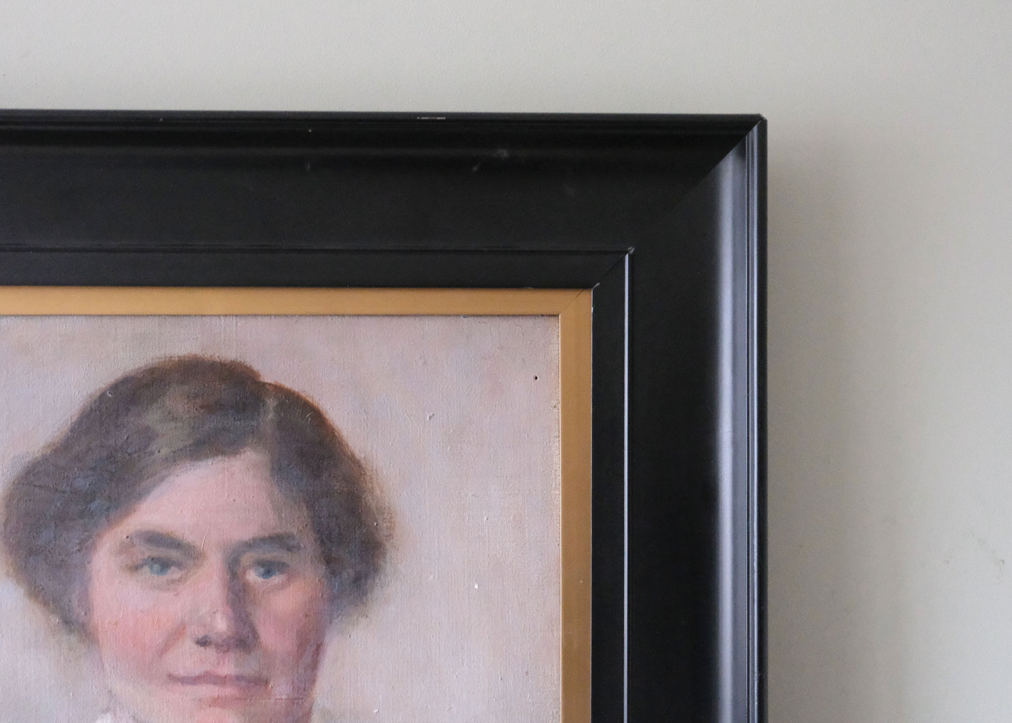 Lady In Blue Painting | Oil On Canvas