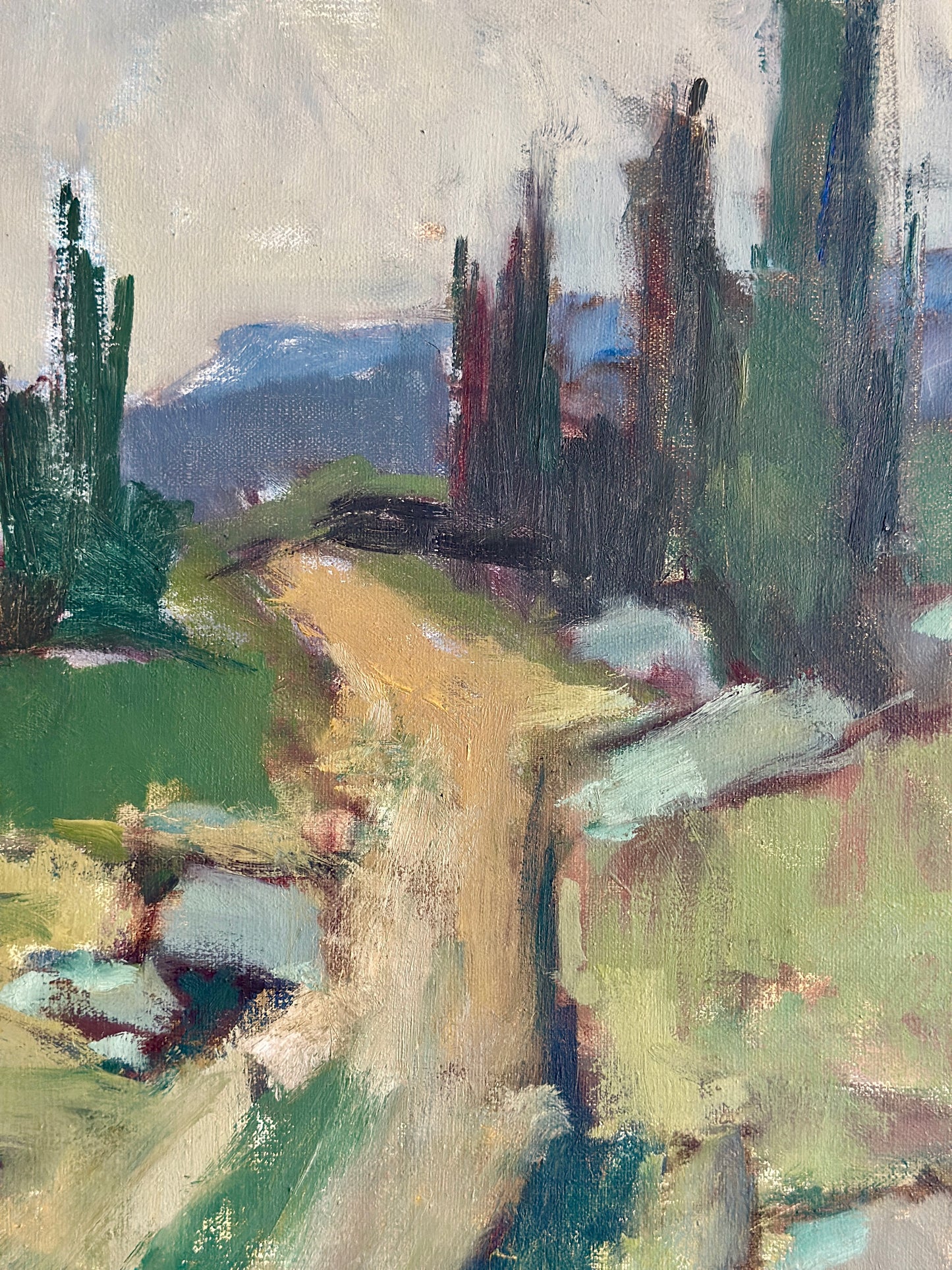 The Pines Road | Oil on Canvas Painting