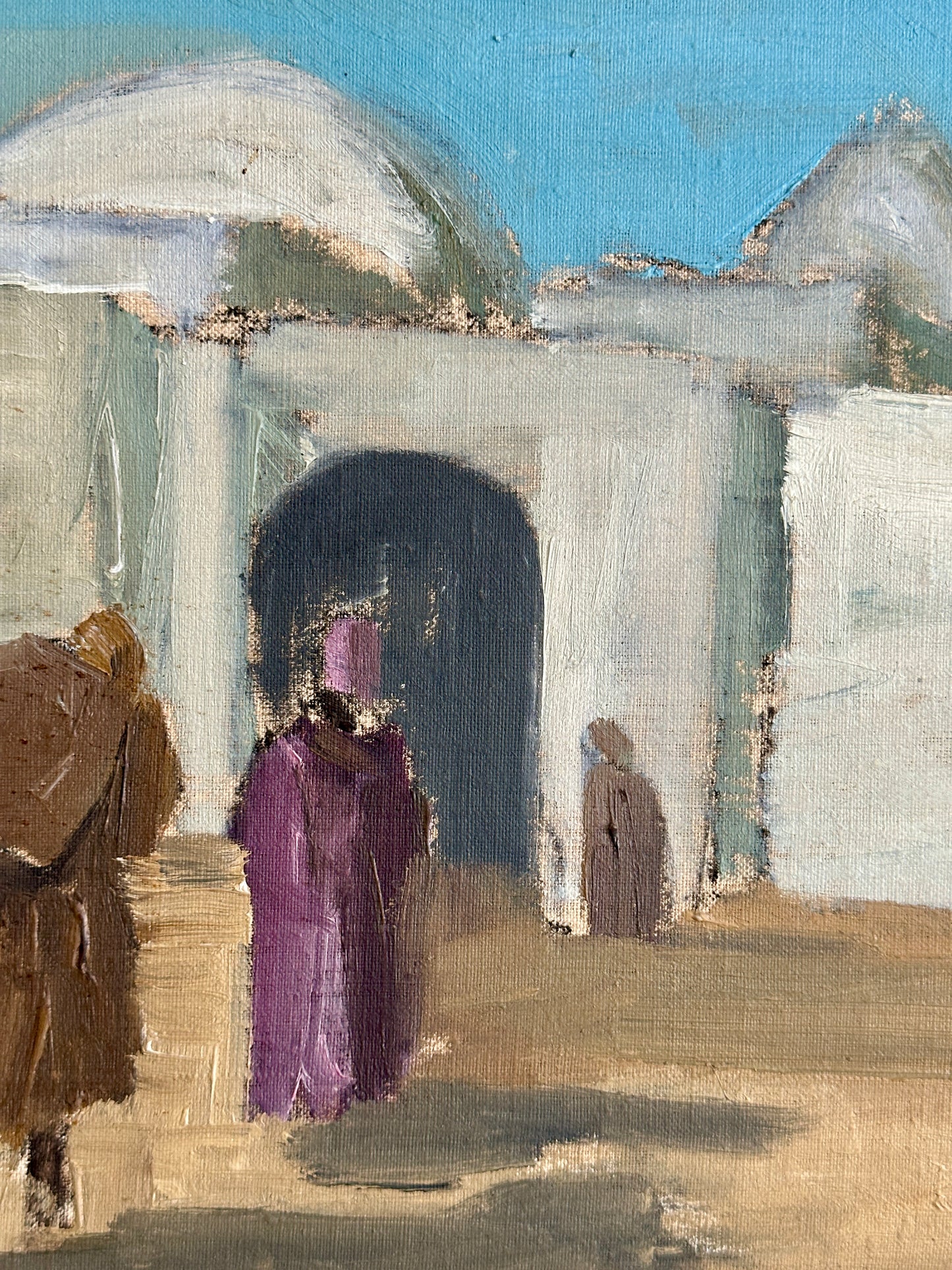 Morning At The Medina | Oil Painting On Canvas