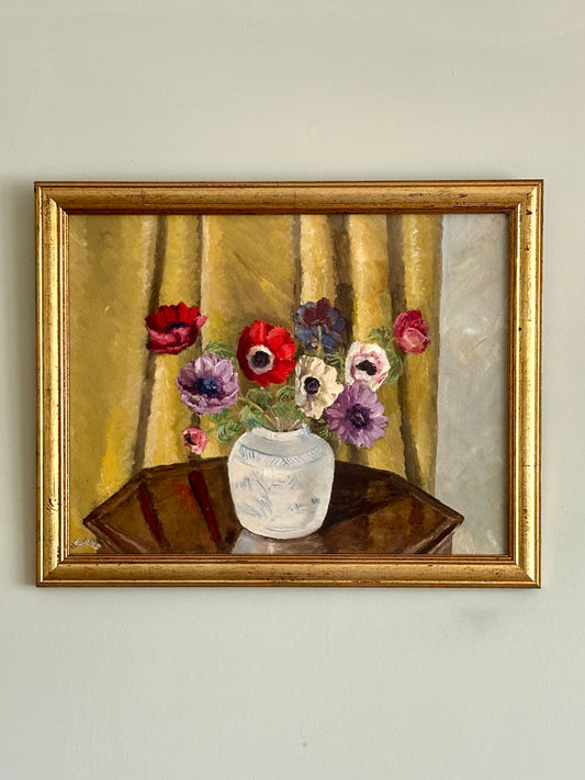 Anemones | Oil On Board Painting