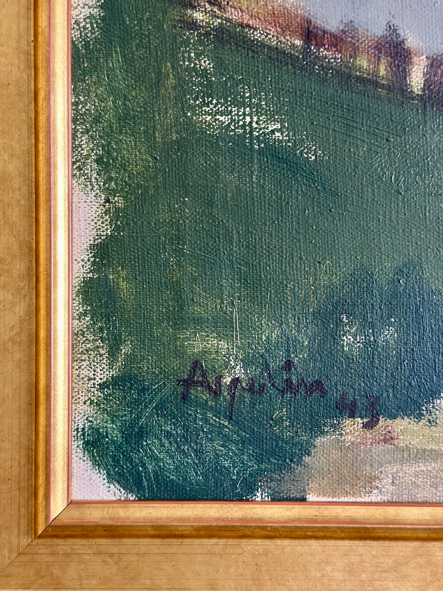The Pines Road | Oil on Canvas Painting