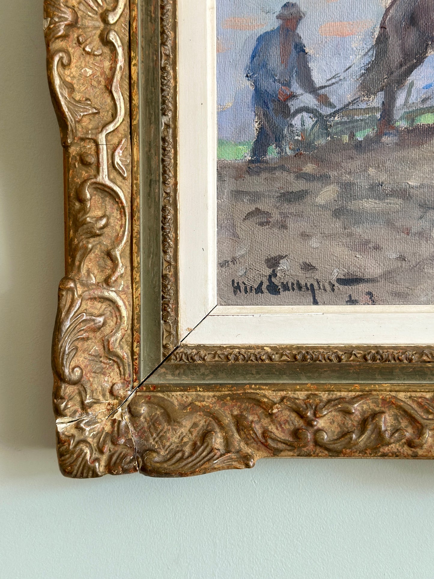 The Plough | Oil On Canvas Painting