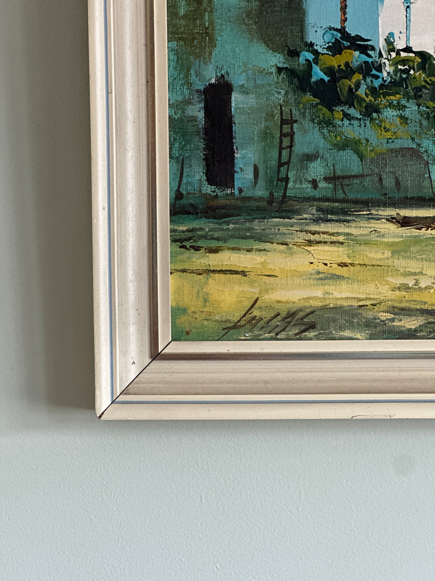 Quiet Hacienda Painting | Oil On Board