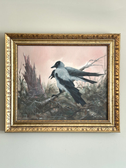 Hooded Crows | Oil On Canvas Painting