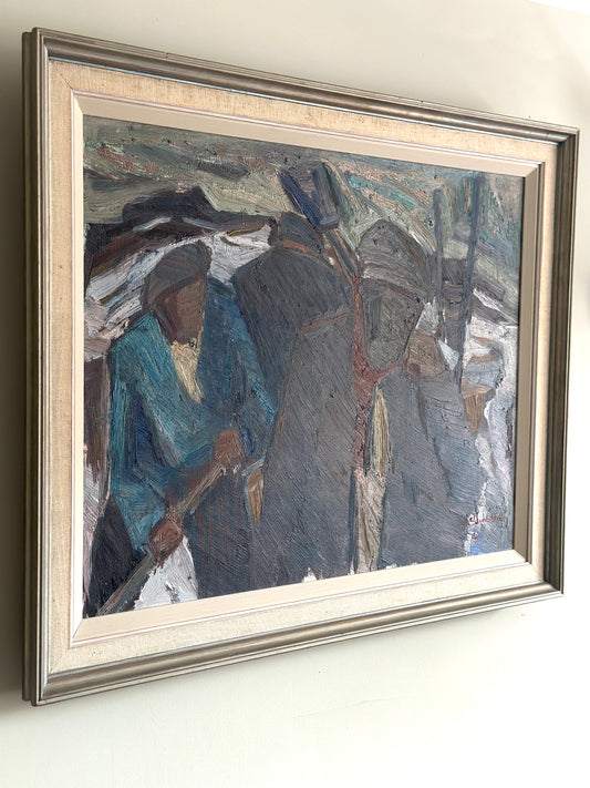 The Workers | Oil Painting On Canvas