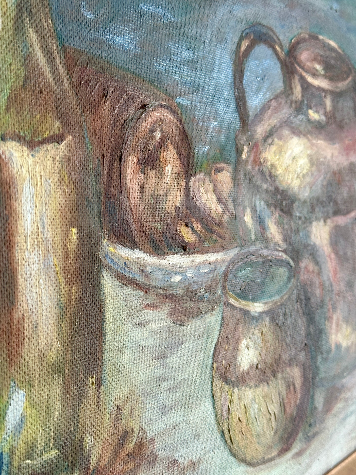 Copper Pot Still Life | Oil On Board Painting