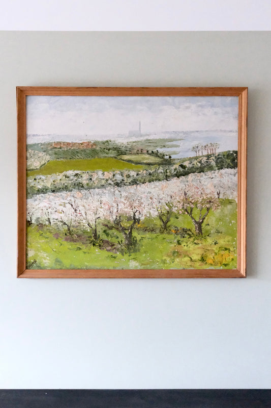 Raspberry Hill Painting | Oil On Board