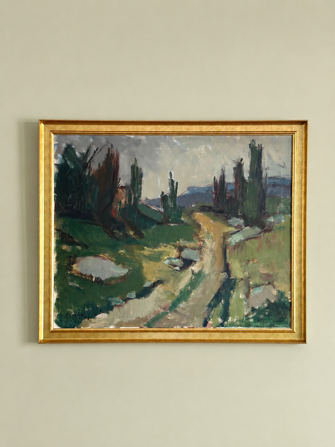 The Pines Road | Oil on Canvas Painting