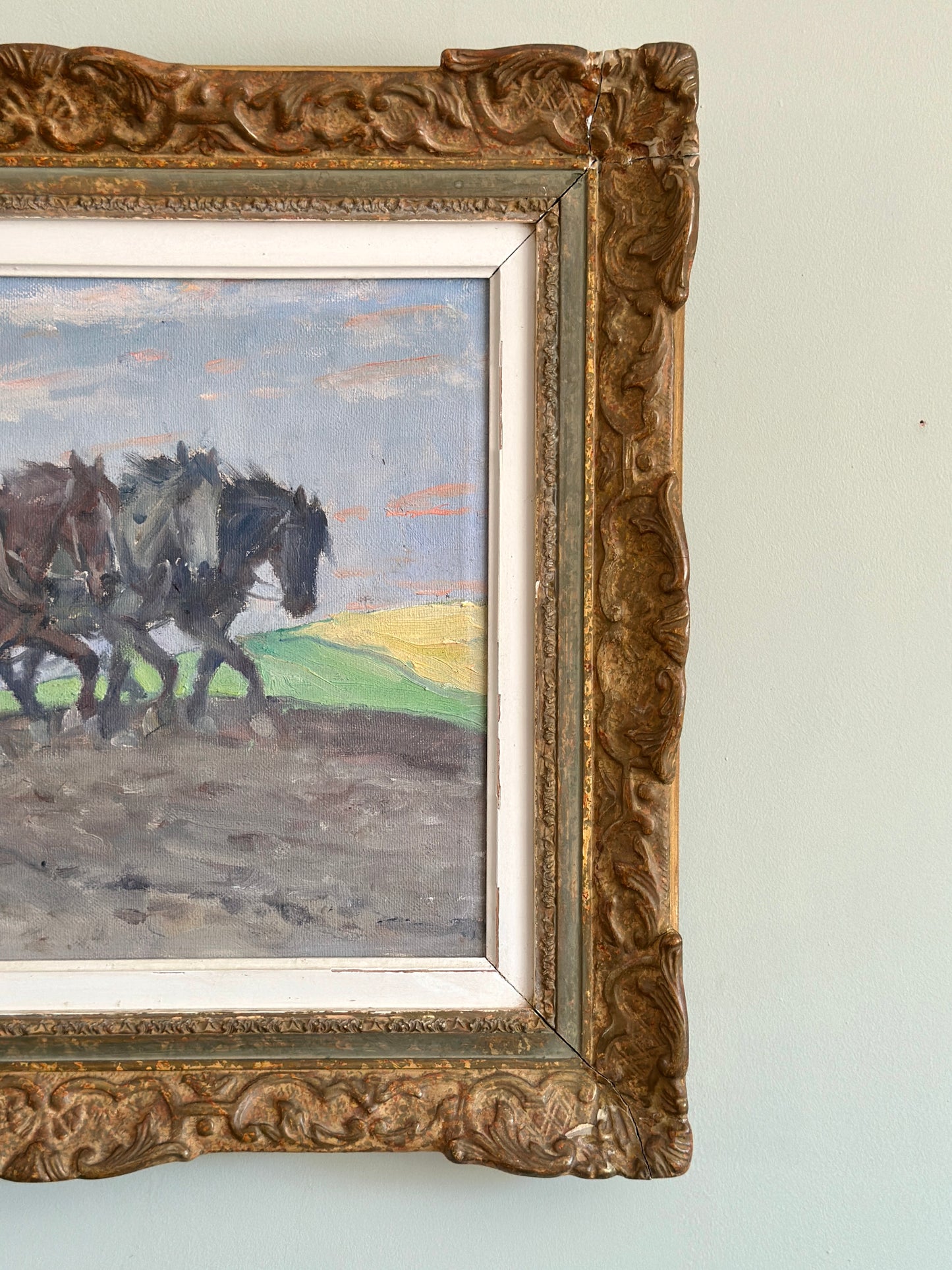 The Plough | Oil On Canvas Painting