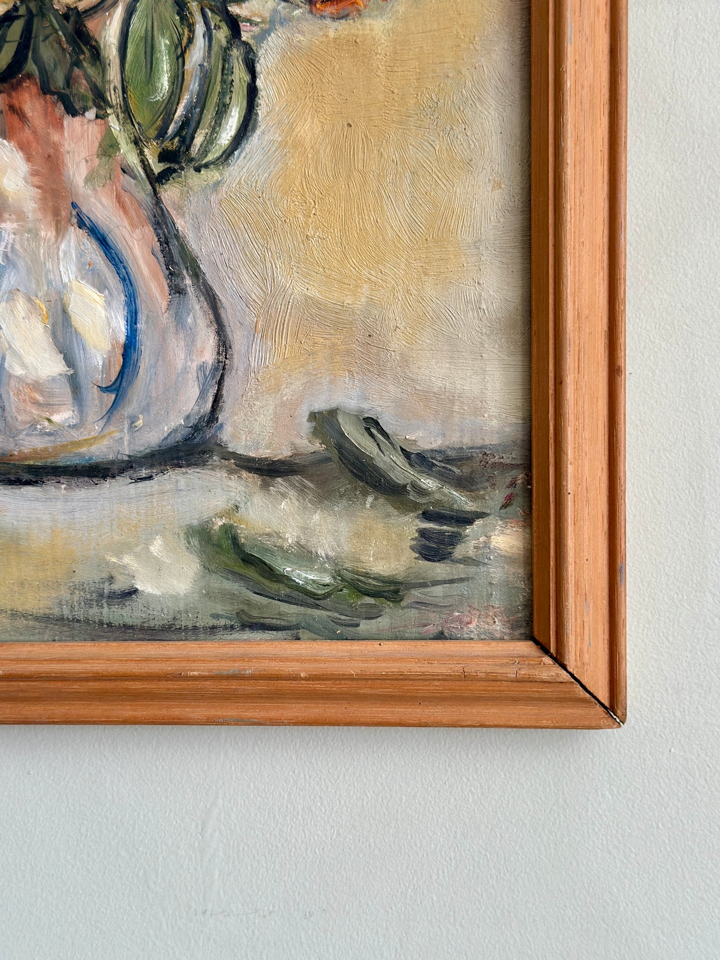 Floral Study | Oil On Board Painting