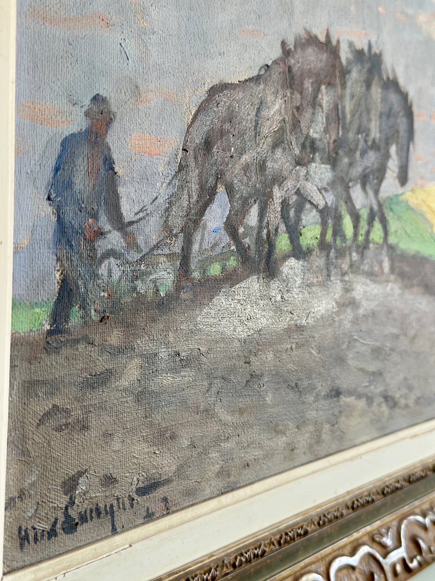 The Plough | Oil On Canvas Painting