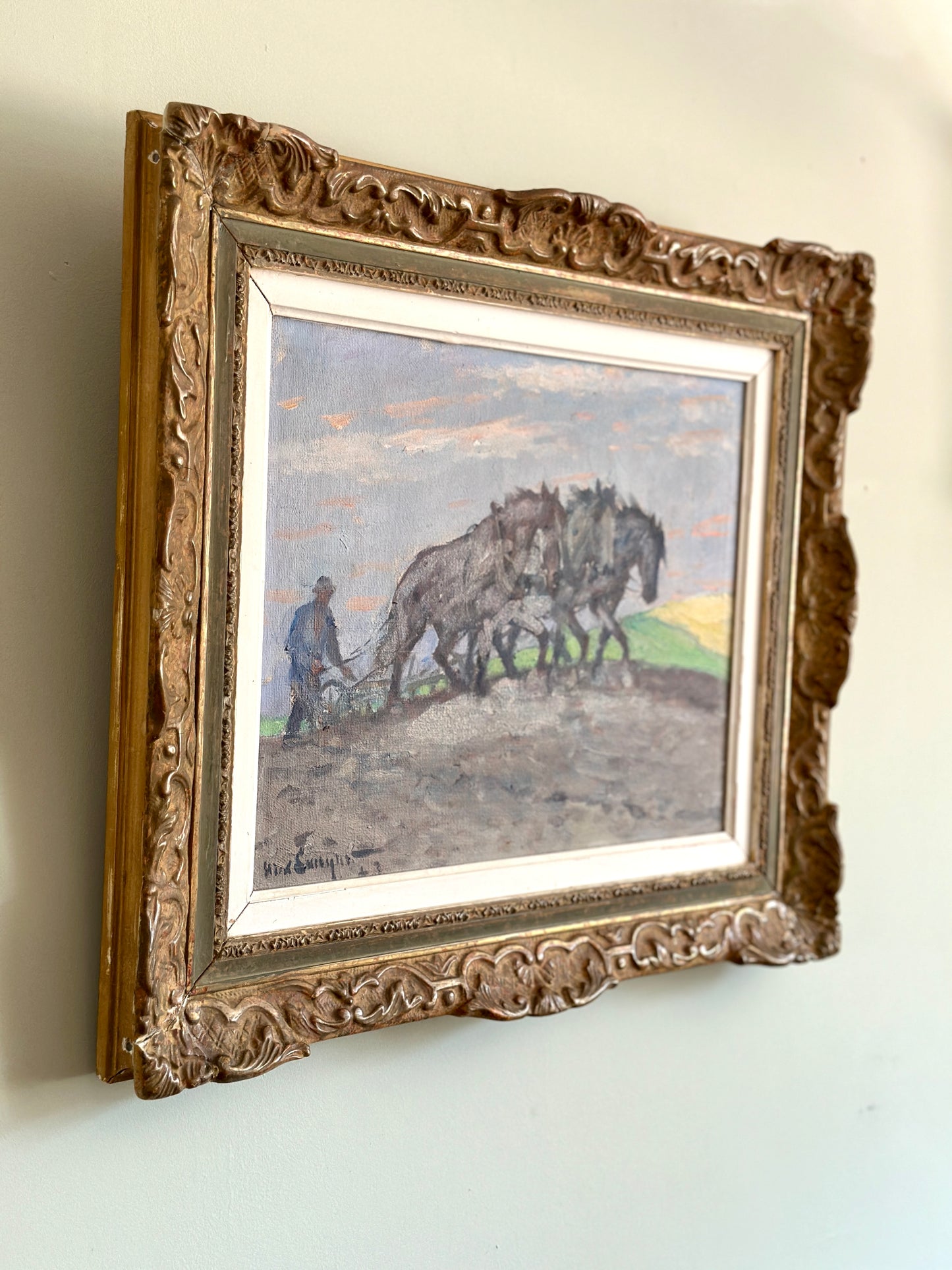 The Plough | Oil On Canvas Painting