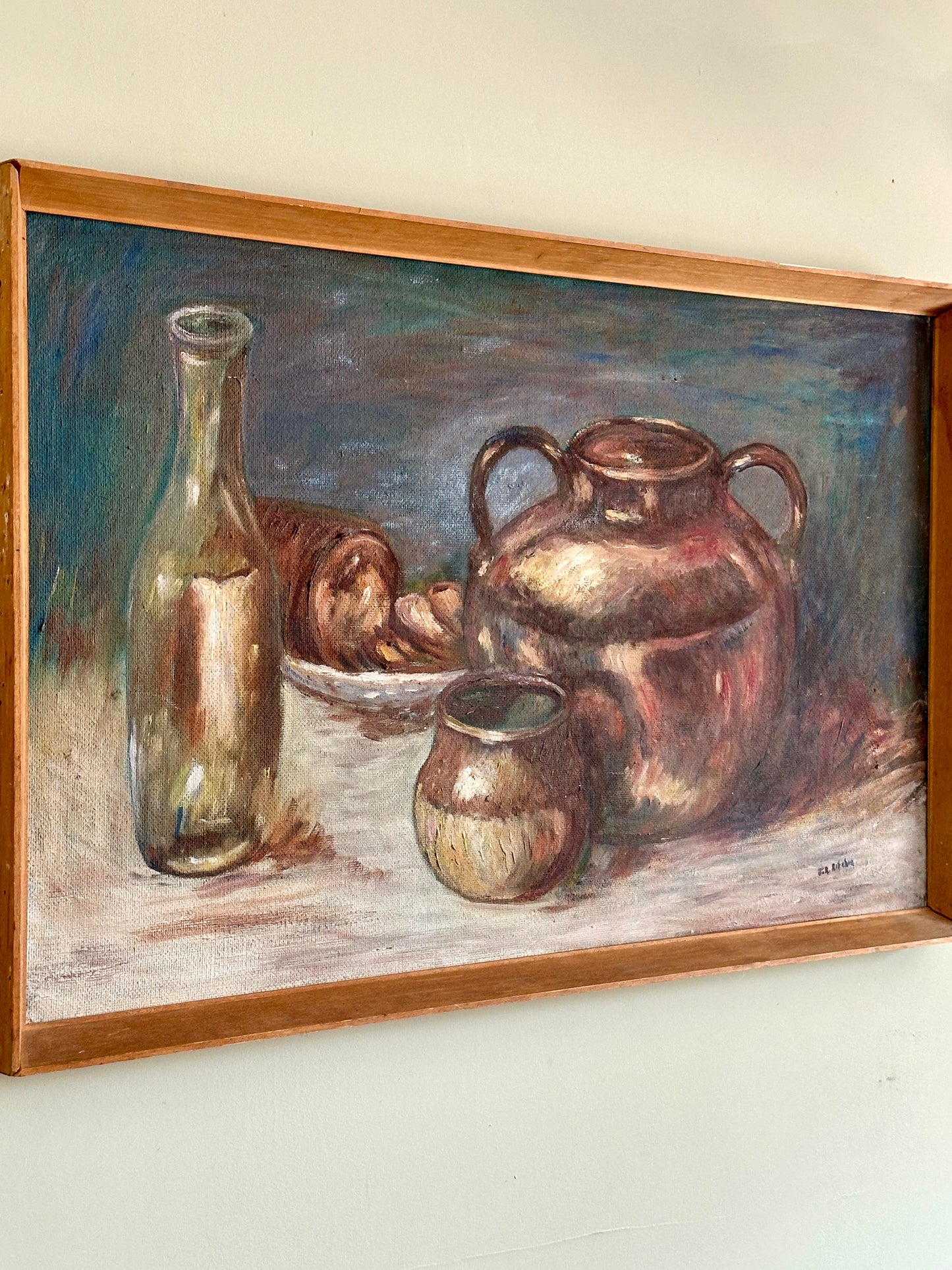 Copper Pot Still Life | Oil On Board Painting