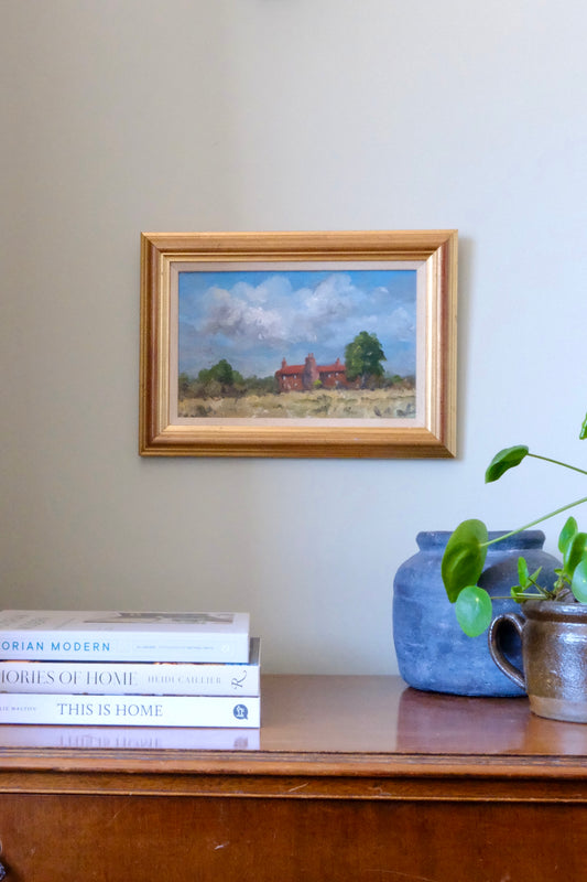 Countryside Landscape Painting | Oil On Canvas