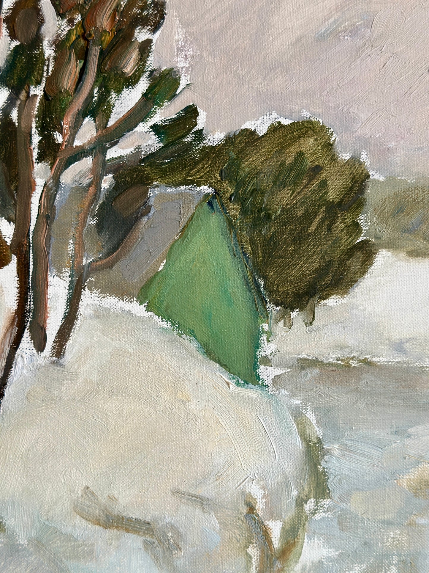 Skåne Winter | Original Oil on Canvas