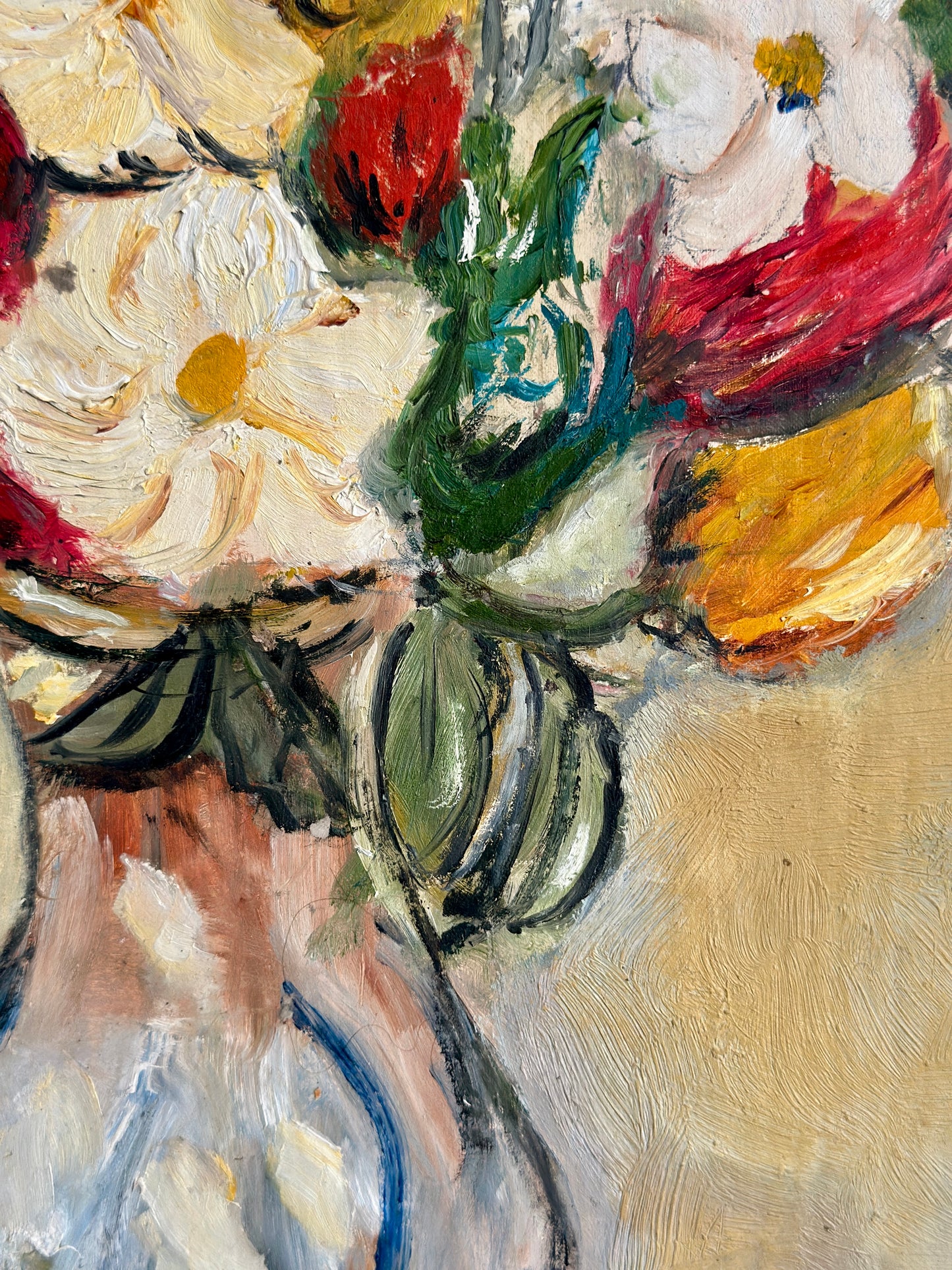 Floral Study | Oil On Board Painting