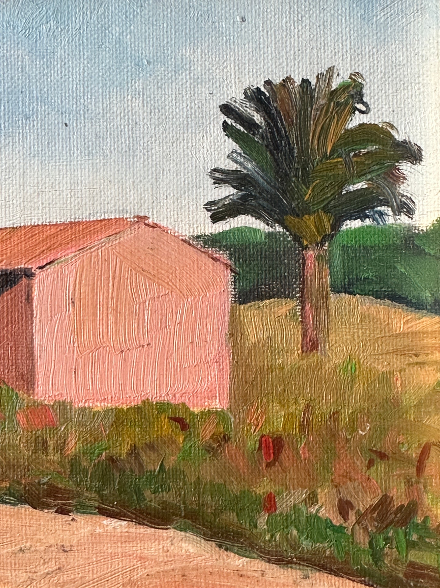 La Courteade Painting | Oil On Board