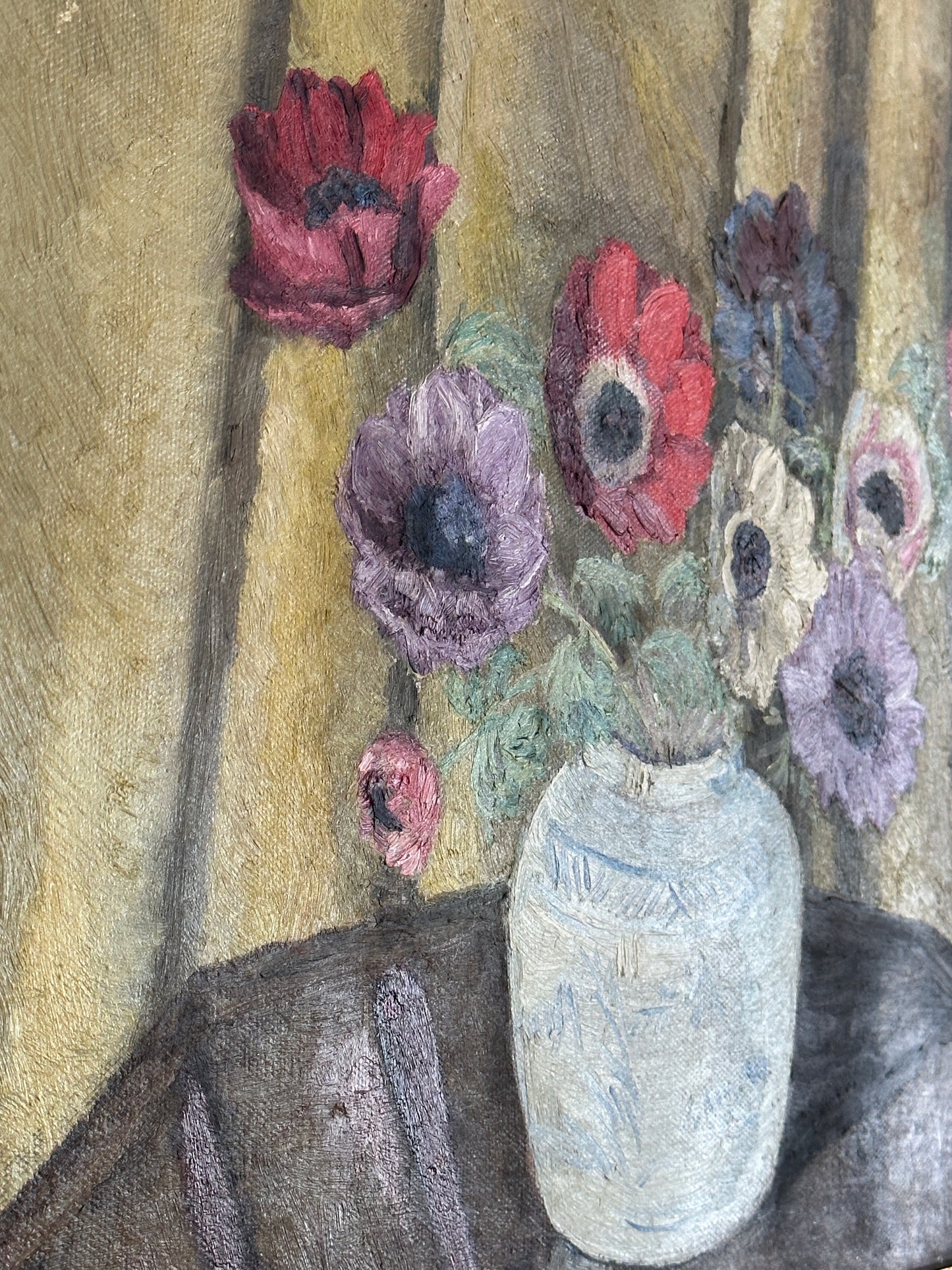 Anemones | Oil On Board Painting