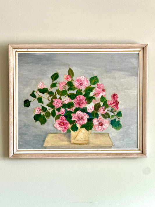 Wild Roses | Oil On Board Painting