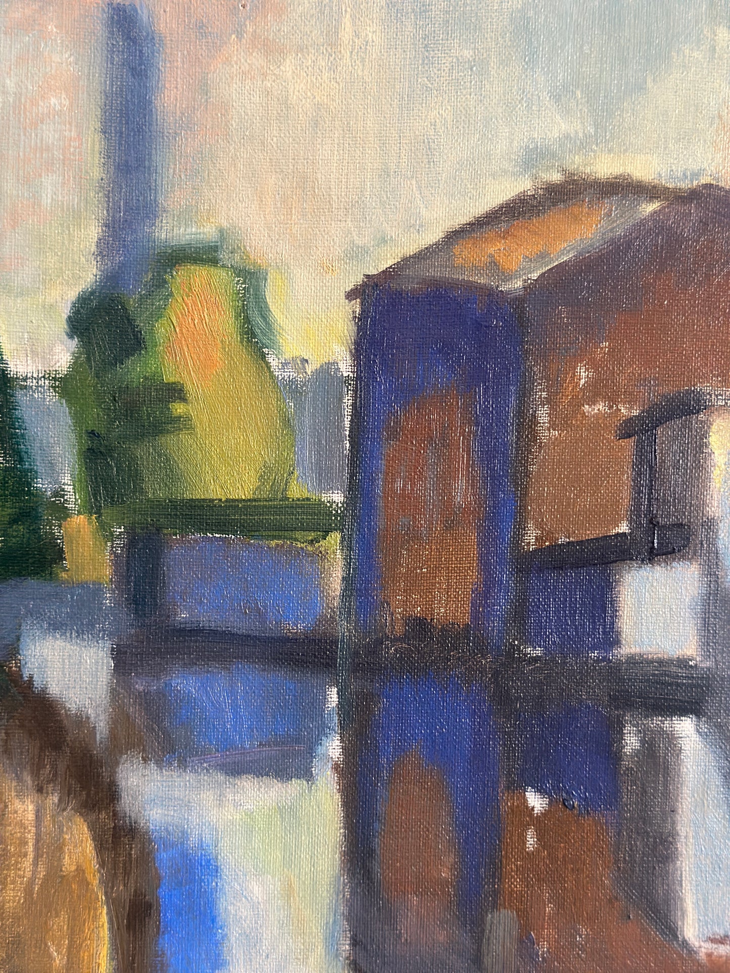 Waterway | Oil On Canvas Painting