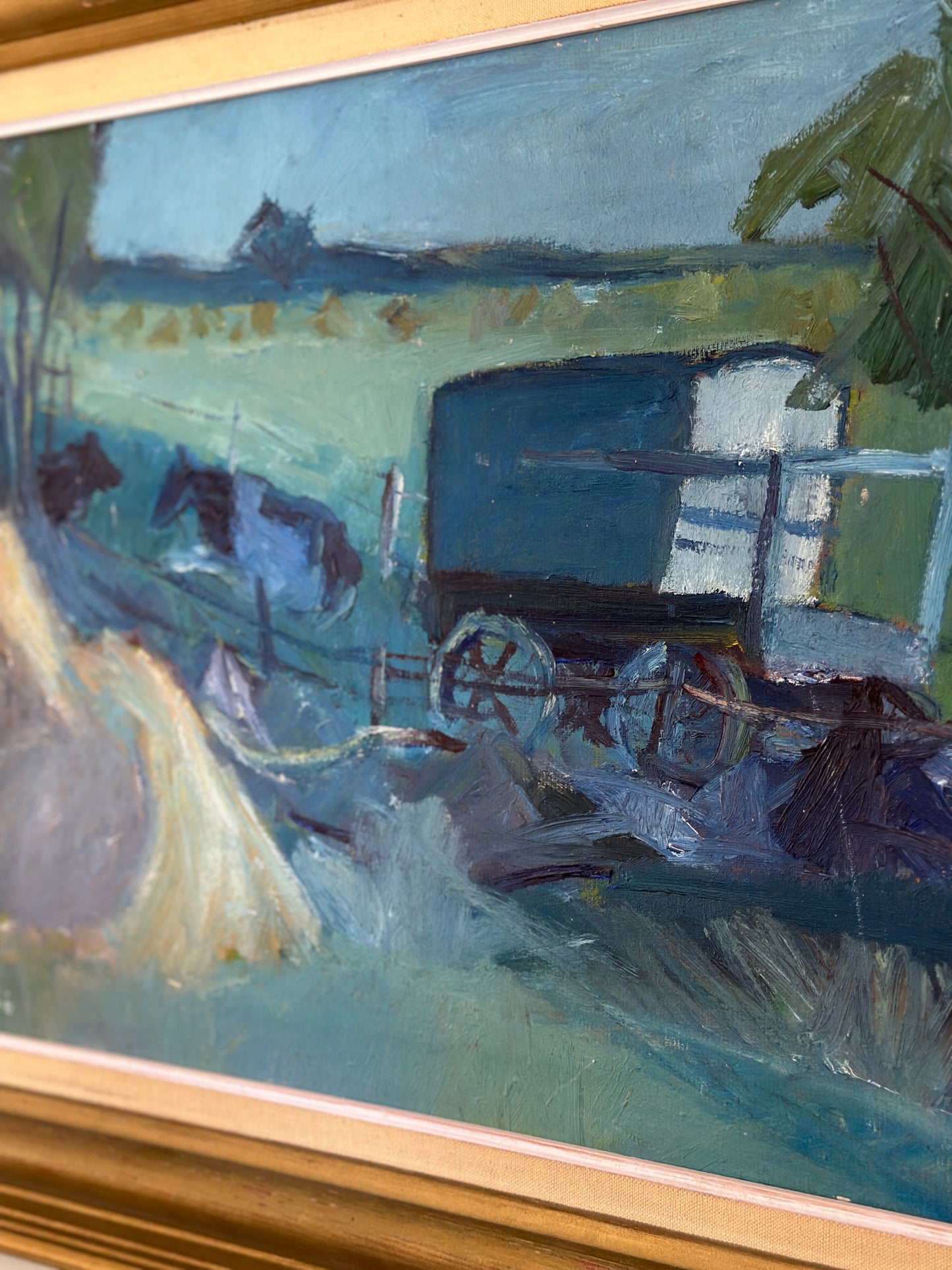 The Hay Cart | Oil On Canvas Painting