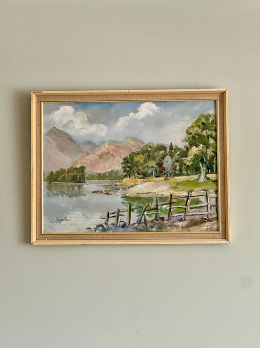 Gorse Point, Lake District | Oil On Board Painting