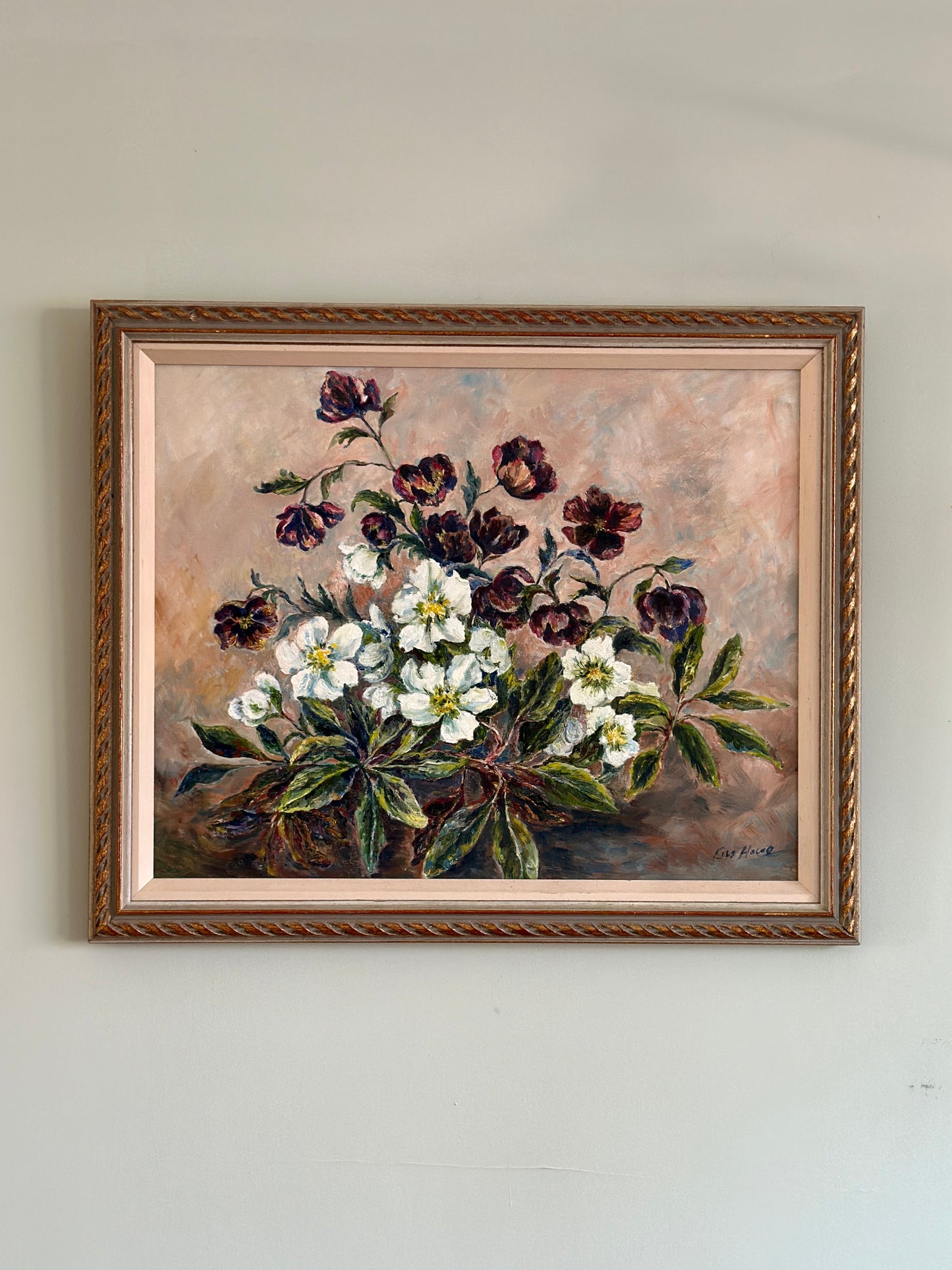Hellebores | Oil on Board Painting