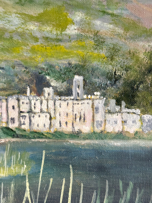Kylemore Abbey Painting | Oil On Board