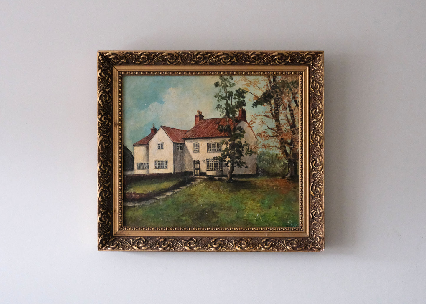 The White House Painting | Oil On Canvas