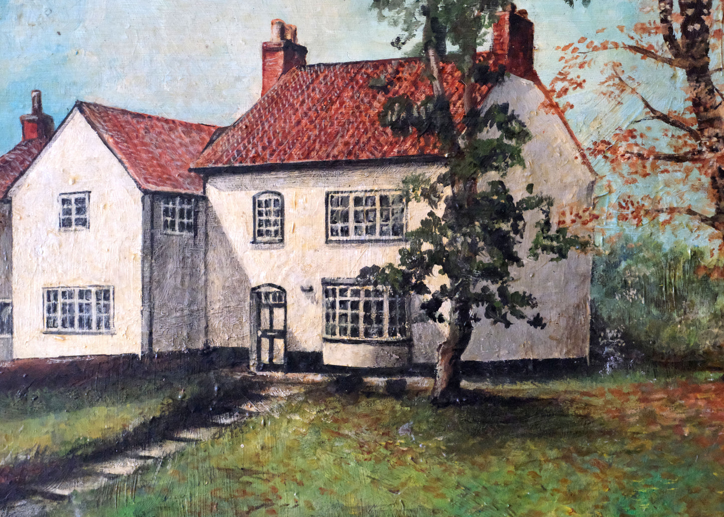 The White House Painting | Oil On Canvas