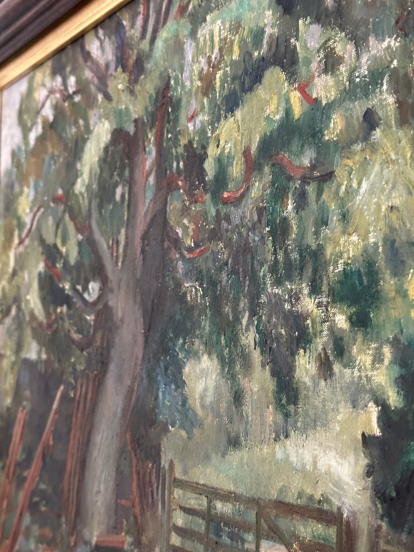 Turkeys In The Farmyard | Oil On Canvas Painting