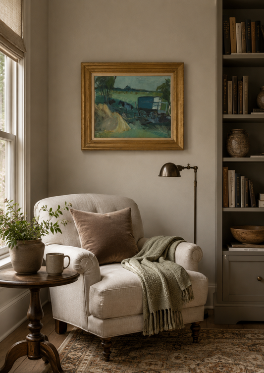 The Hay Cart | Oil On Canvas Painting