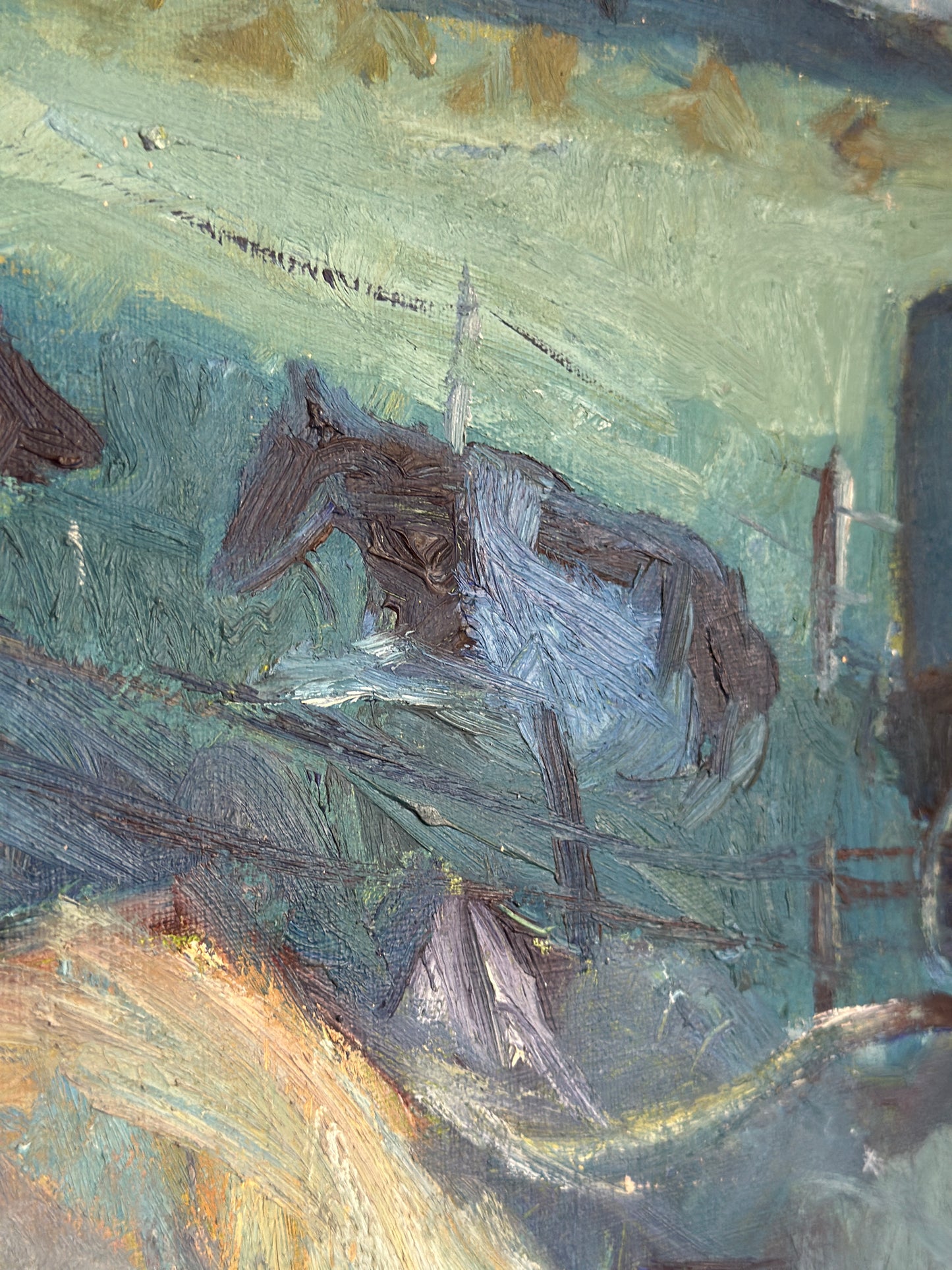 The Hay Cart | Oil On Canvas Painting