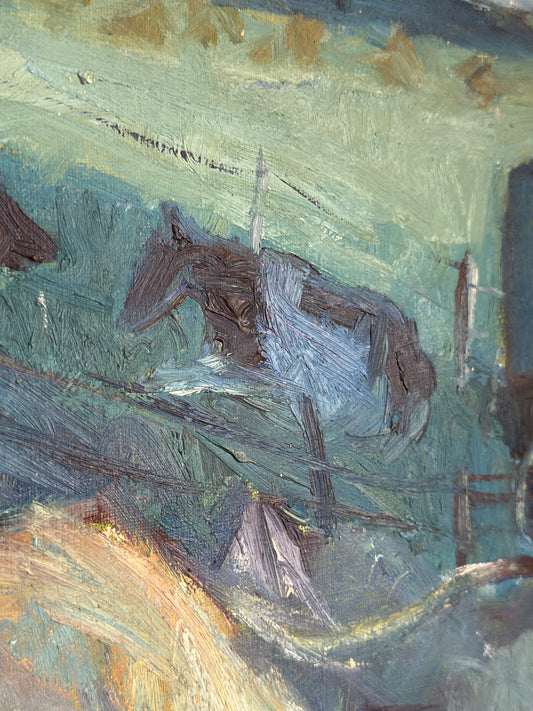 The Hay Cart | Oil On Canvas Painting