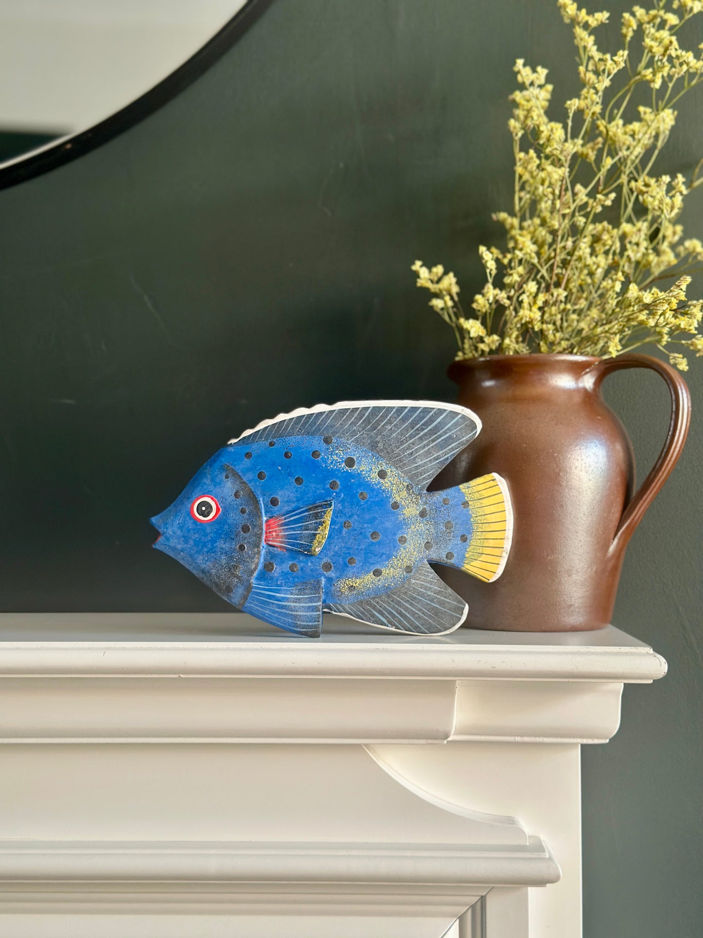 Vintage Folk Art Fish