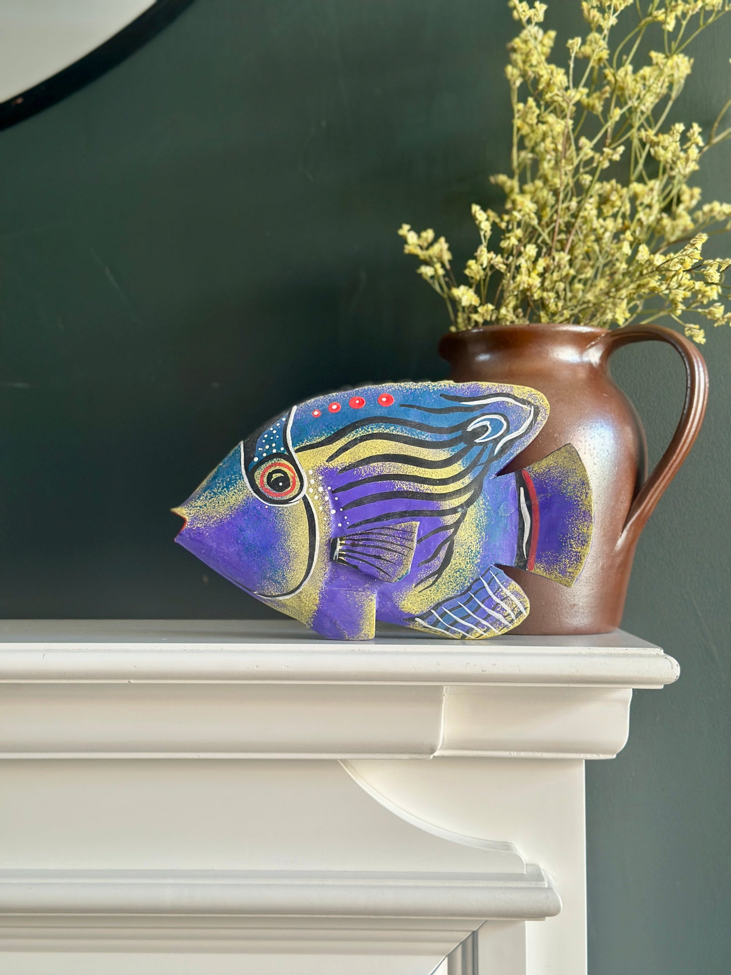 Vintage Folk Art Fish