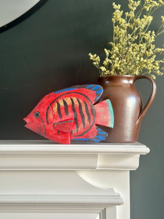 Vintage Folk Art Fish