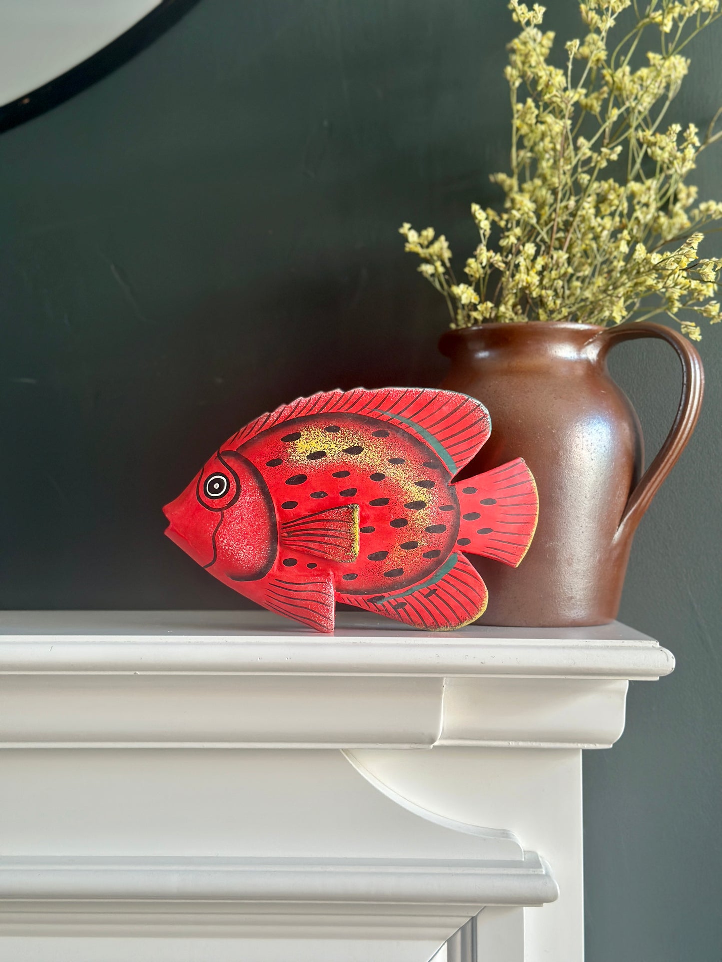 Vintage Folk Art Fish