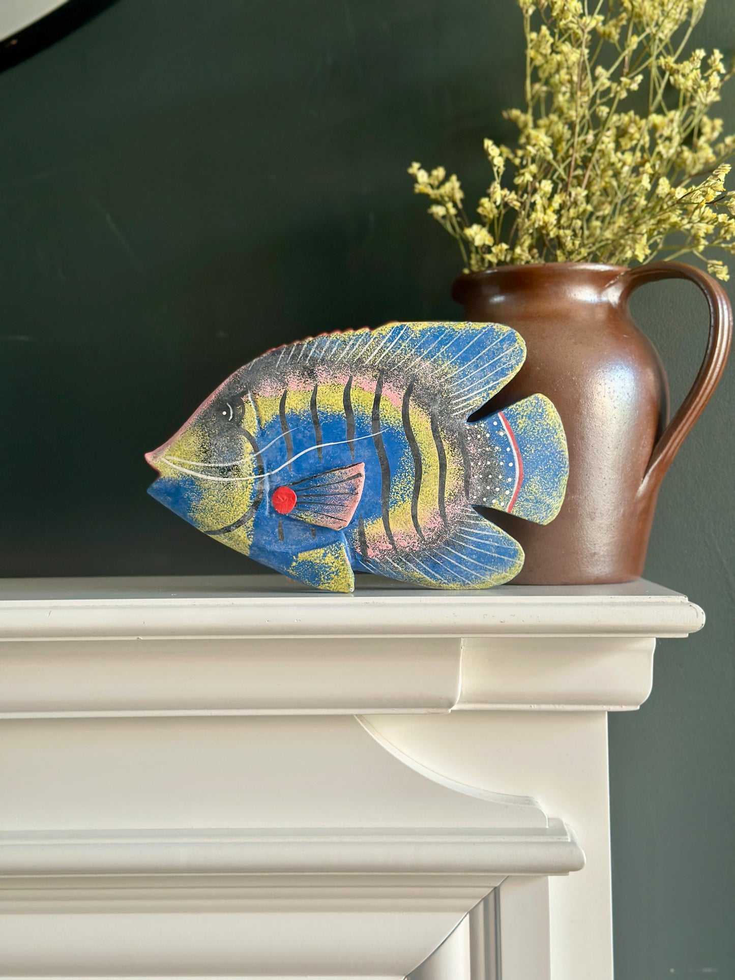 Vintage Folk Art Fish