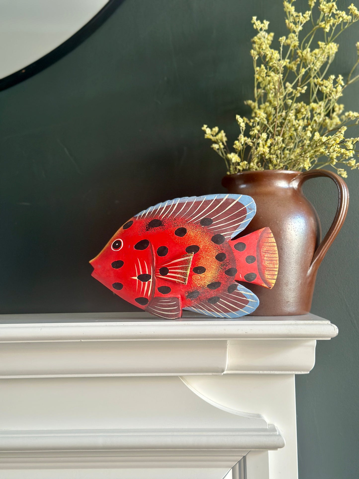 Vintage Folk Art Fish