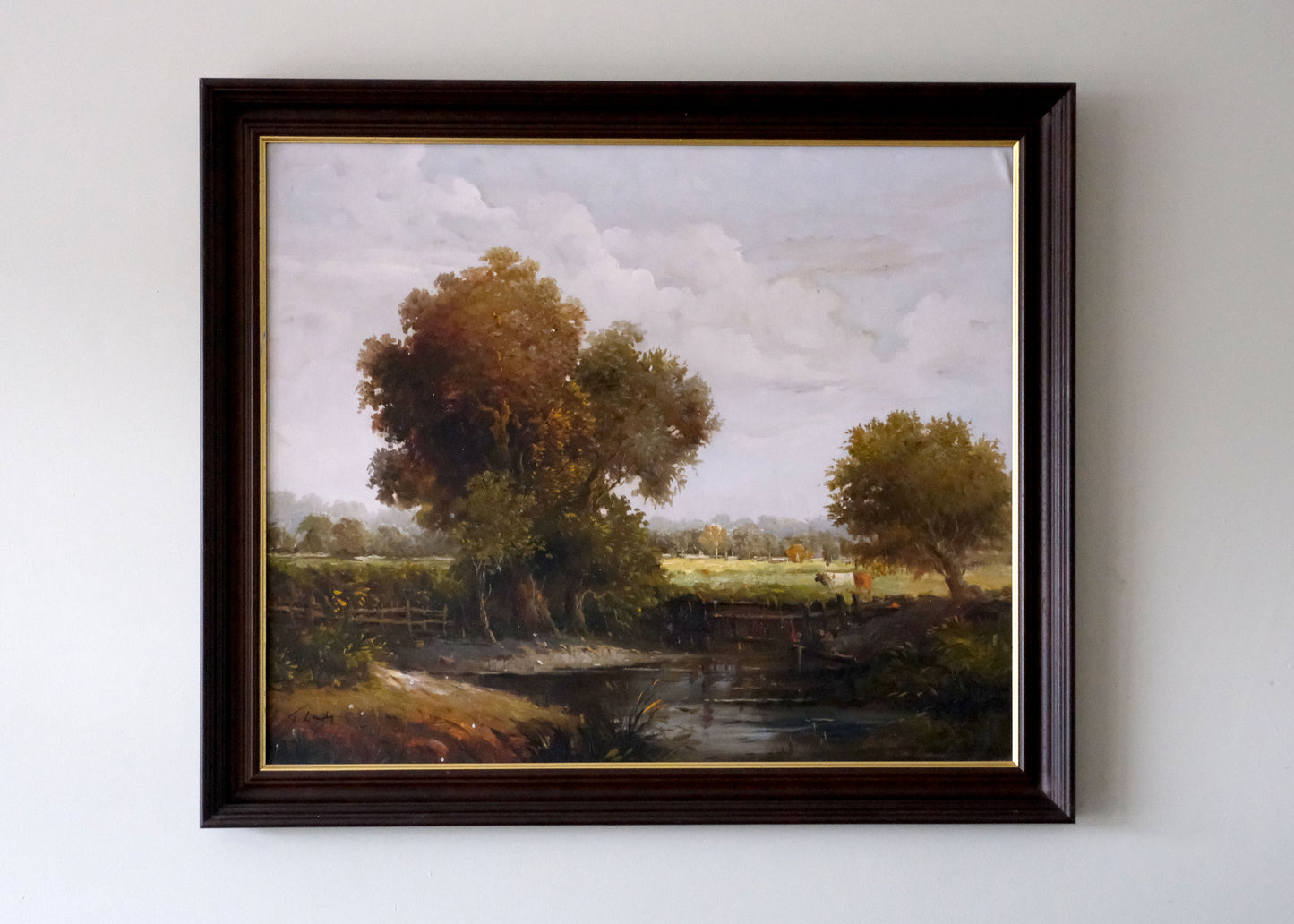 English Landscape Painting | Oil On Canvasboard